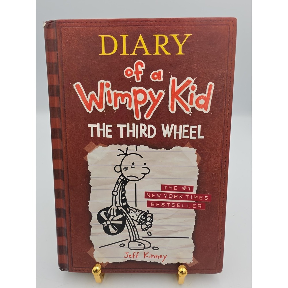 Diary of a Wimpy Kid # 7: Third Wheel by Jeff Kinney (2012, Hardcover)